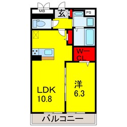 浜野駅 徒歩17分 1階の物件間取画像